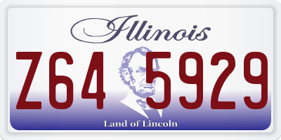 IL license plate Z645929