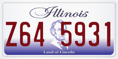 IL license plate Z645931
