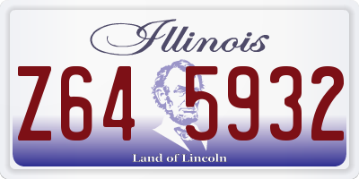 IL license plate Z645932