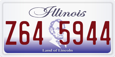 IL license plate Z645944