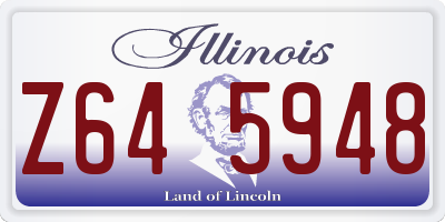 IL license plate Z645948