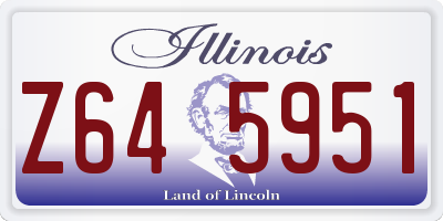 IL license plate Z645951
