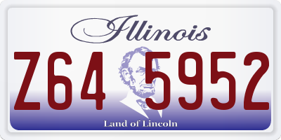 IL license plate Z645952