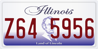 IL license plate Z645956