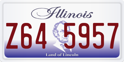 IL license plate Z645957