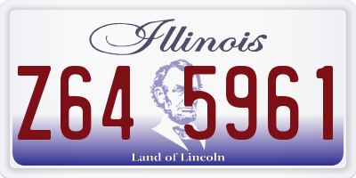 IL license plate Z645961