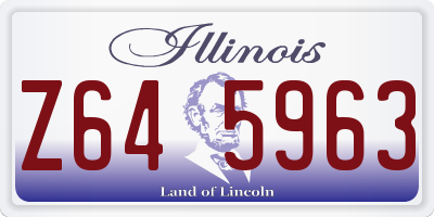 IL license plate Z645963