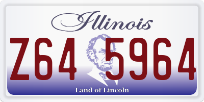 IL license plate Z645964