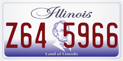 IL license plate Z645966