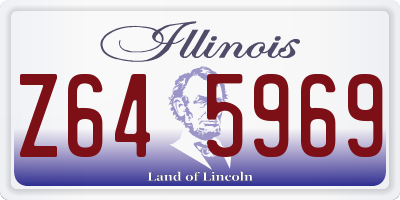 IL license plate Z645969