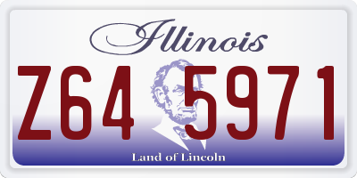 IL license plate Z645971