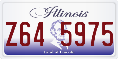 IL license plate Z645975