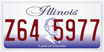 IL license plate Z645977