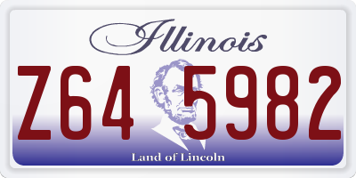 IL license plate Z645982