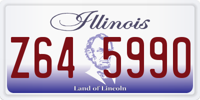 IL license plate Z645990