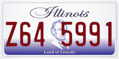 IL license plate Z645991
