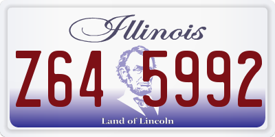 IL license plate Z645992