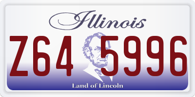 IL license plate Z645996