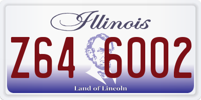 IL license plate Z646002