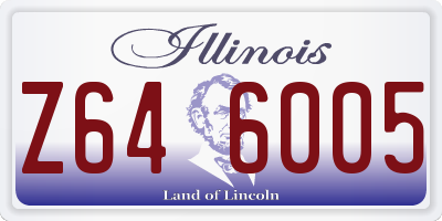 IL license plate Z646005