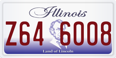 IL license plate Z646008