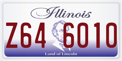 IL license plate Z646010