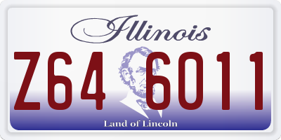 IL license plate Z646011