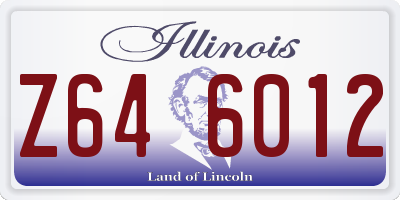 IL license plate Z646012