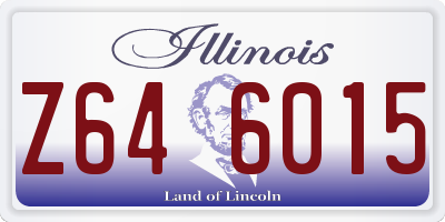 IL license plate Z646015