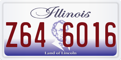 IL license plate Z646016