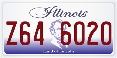 IL license plate Z646020