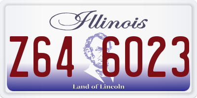 IL license plate Z646023