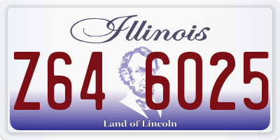 IL license plate Z646025