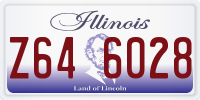 IL license plate Z646028