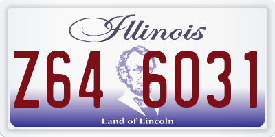 IL license plate Z646031