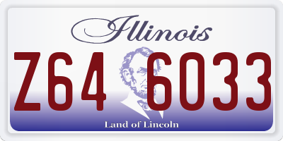 IL license plate Z646033