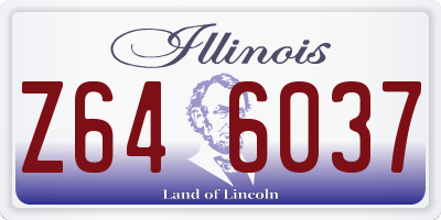 IL license plate Z646037