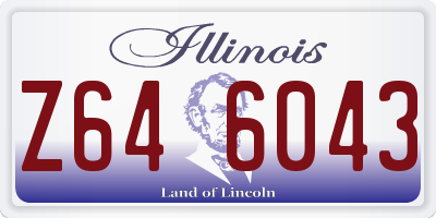 IL license plate Z646043