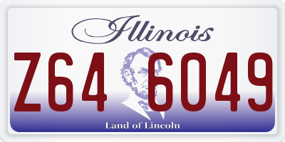 IL license plate Z646049