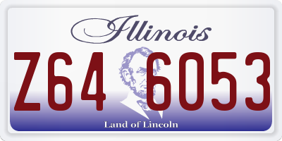 IL license plate Z646053
