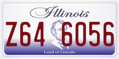 IL license plate Z646056