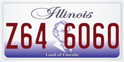 IL license plate Z646060