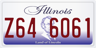 IL license plate Z646061