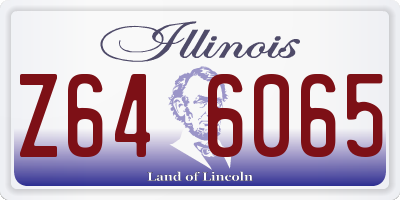 IL license plate Z646065