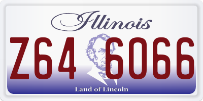 IL license plate Z646066