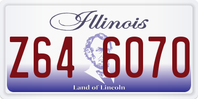 IL license plate Z646070