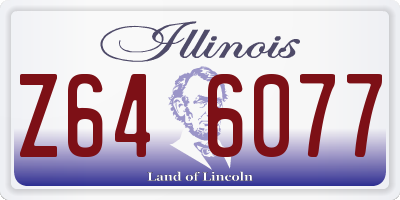 IL license plate Z646077