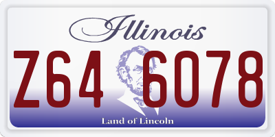 IL license plate Z646078