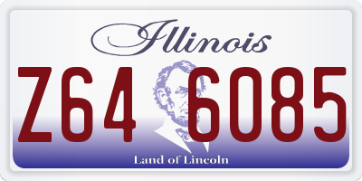 IL license plate Z646085