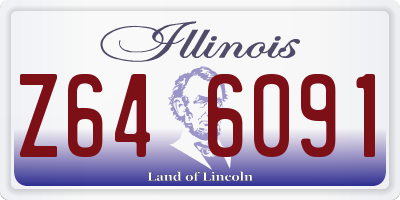 IL license plate Z646091